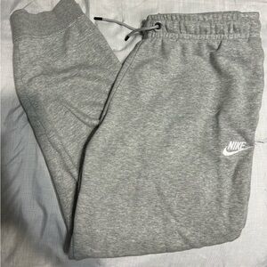 Grey Nike Joggers - Size Medium